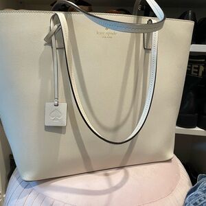 Kate Spade Ivory Tote Bag